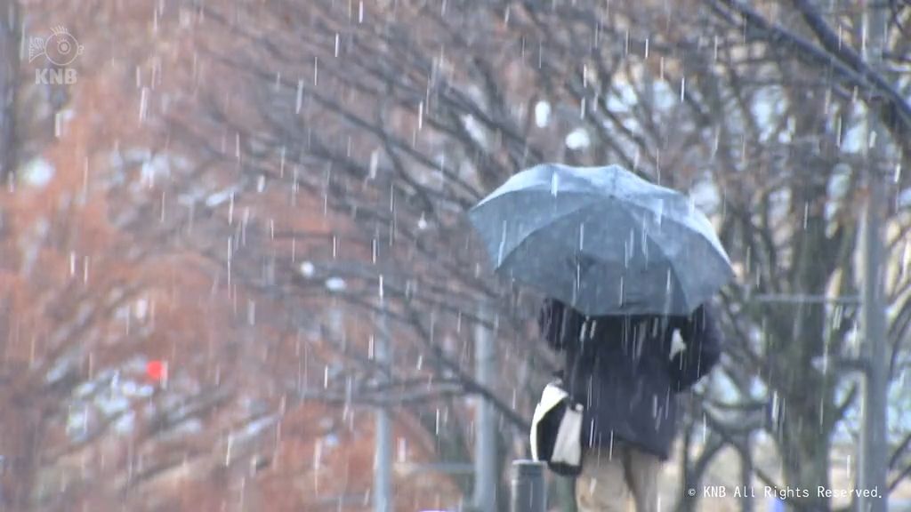 富山県内　引き続き寒気の影響　あさってにかけ断続的に雨の見込み　