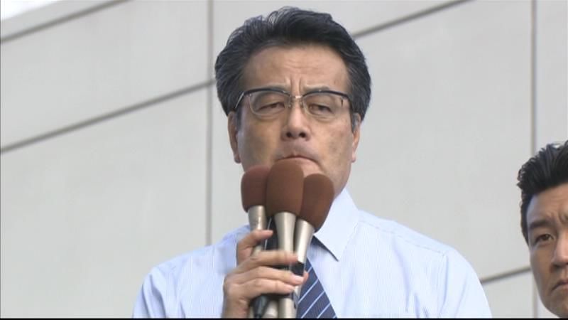 岡田代表が街頭演説　安倍首相“安保”批判