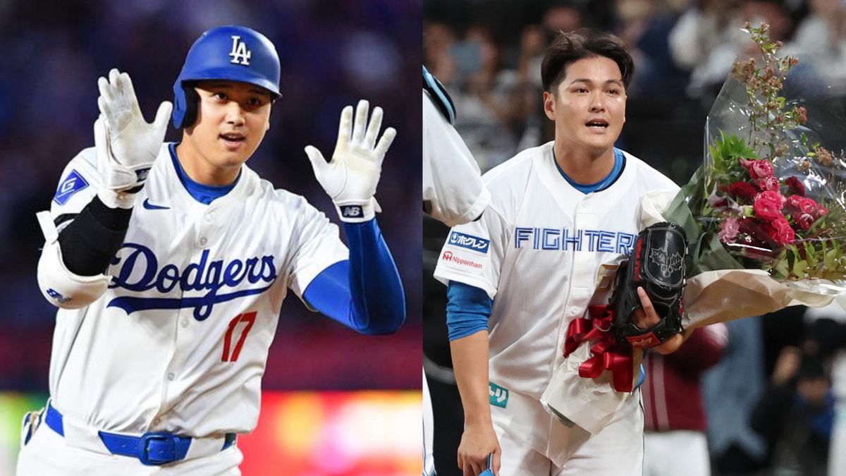 大谷翔平が日本ハム鍵谷陽平の引退セレモニーにサプライズ登場　同期入団の仲間にユーモア交え見送る「感激のあまり涙で前が見えていない」