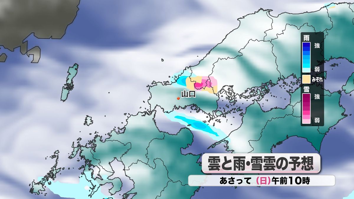 雲と雨・雪雲の予想