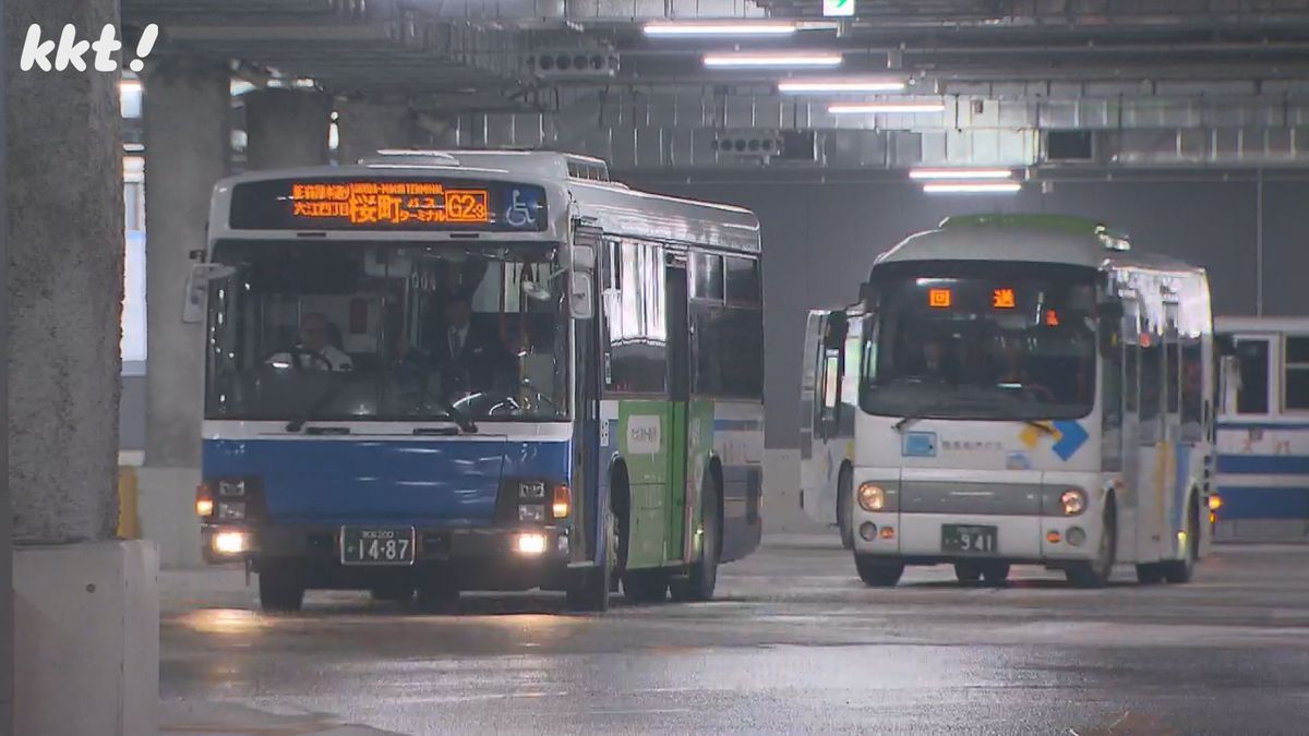 【運賃180円均一へ】熊本市中心部を走る路線バス 10月から市電と並走するエリアで導入