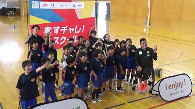 『パラスポーツのすごさを小学生らが実感』南相馬市で車いすバスケットボール体験教室・福島県