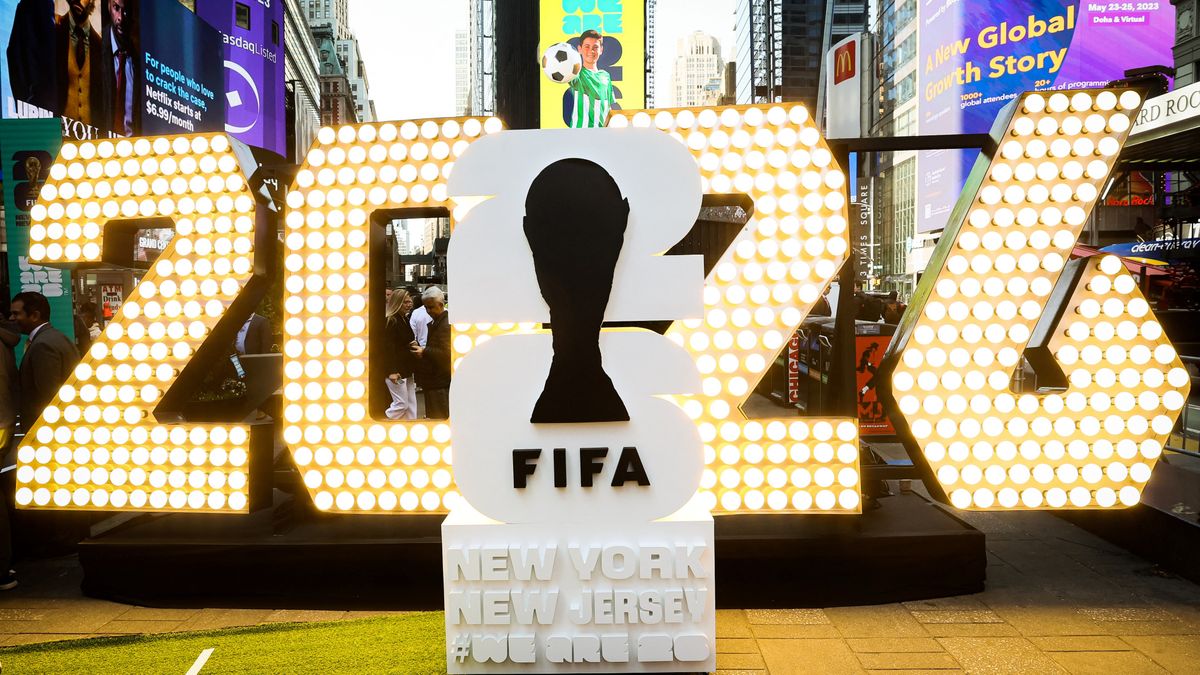 2026年サッカーW杯の都市ロゴお披露目　アメリカ・カナダ・メキシコ3か国で開催