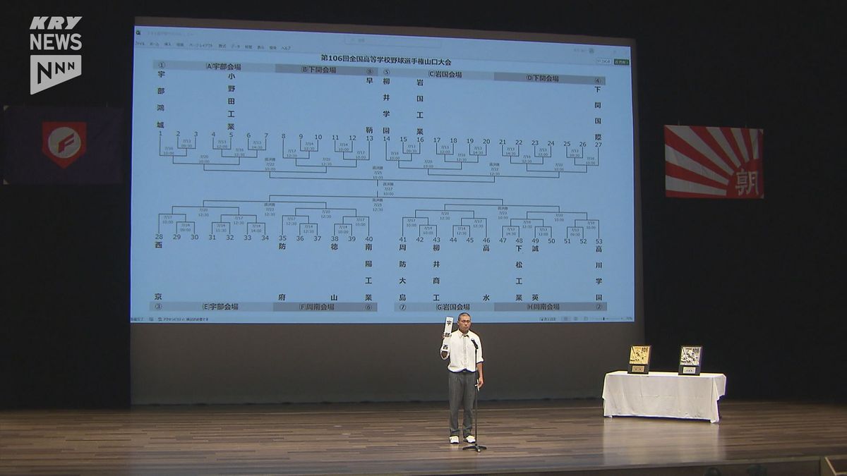 夏の甲子園をかけた高校野球山口大会…53チームの組み合わせ決まる