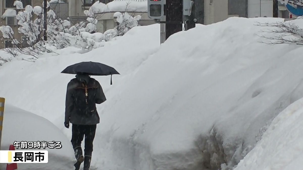 寒波のピーク過ぎる　山沿い中心に雪　なだれに注意《新潟》