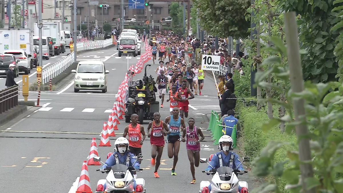 【箱根駅伝予選会】10キロ通過トップは明治大 10位・日本大と11位・東海大は3秒差