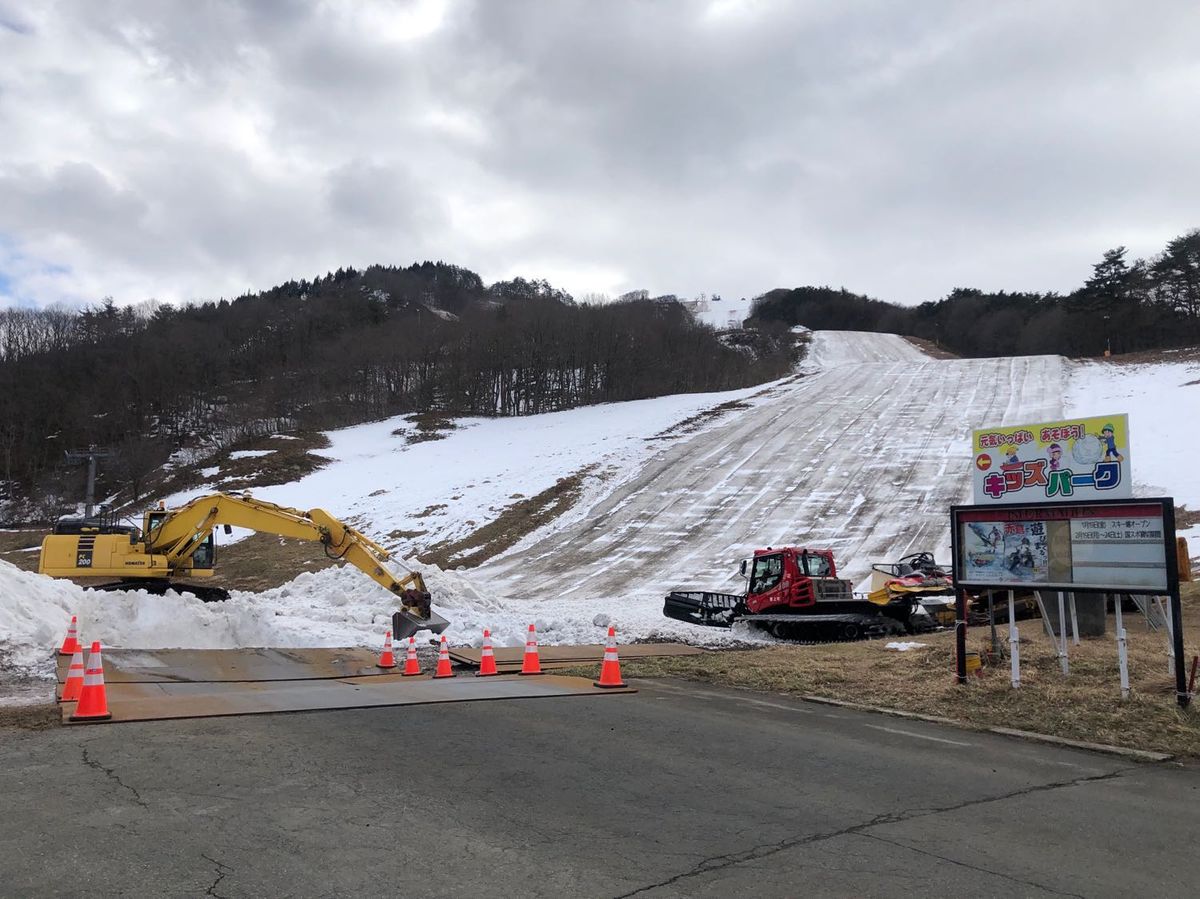 国民スポーツ大会アルペン競技　雪不足のためコースの距離を半分に短縮し実施へ