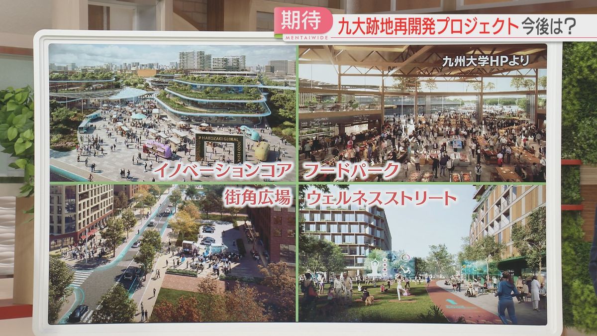 「スマートシティ」「日本最大級のフードパーク」ドーム7個分の敷地に新しい街が　九大箱崎キャンパス跡地の再開発は住友商事・JR九州・西鉄・西部ガスなどに決定　福岡