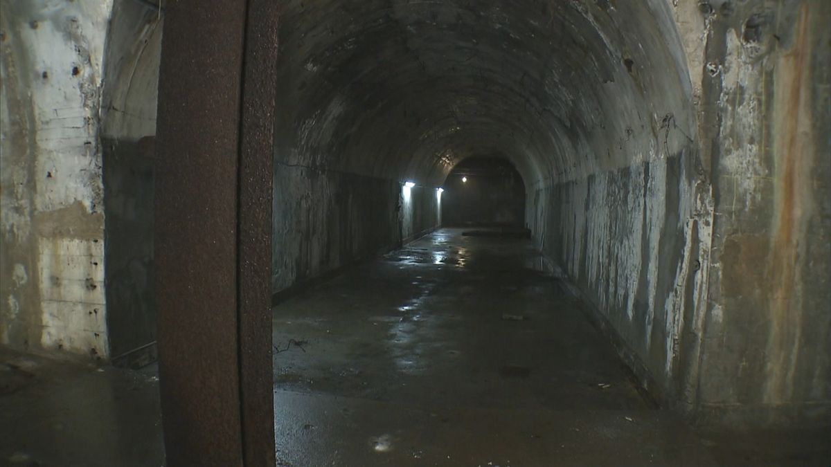 旧日本軍大本営陸軍部の“地下壕”公開