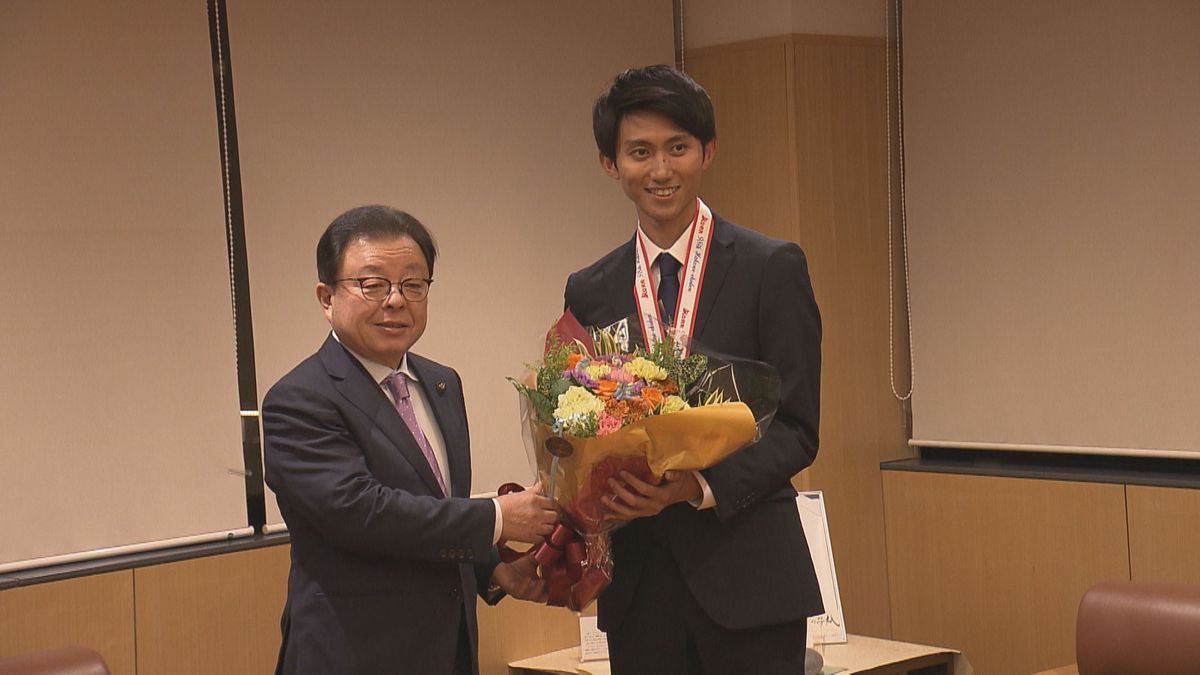 「いろんな方に感謝」箱根駅伝総合優勝の青学大主将・田中悠登選手が越前市に里帰り　最後の箱根を振り返る　ふくい桜マラソンがラストラン