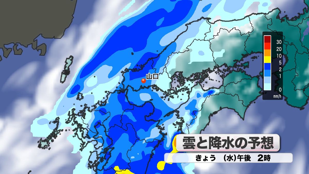 雲と降水の予想