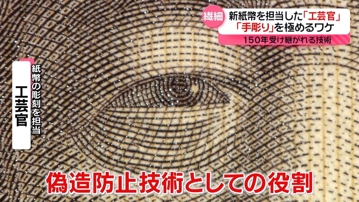 国立印刷局「工芸官」の職人技……新紙幣に込められた150年受け継ぐ“超絶技巧”とは『every.16時特集』