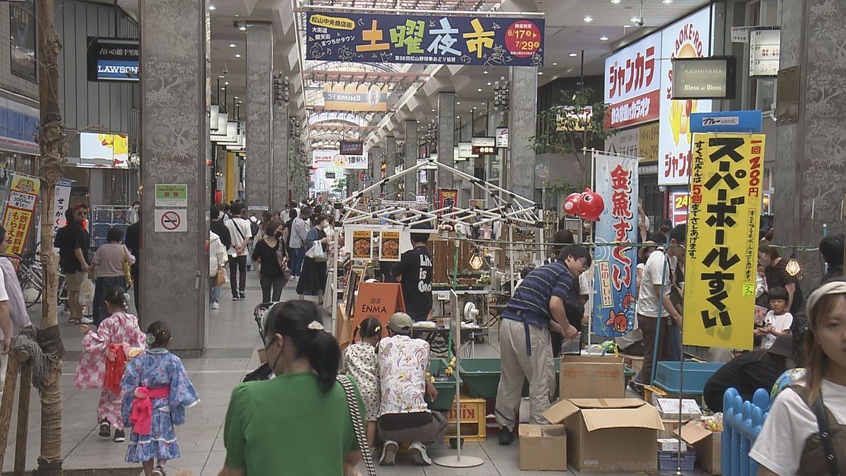 松山の夏の風物詩「土曜夜市」6月15日から7回開催へ 例年並みの出店数見込む