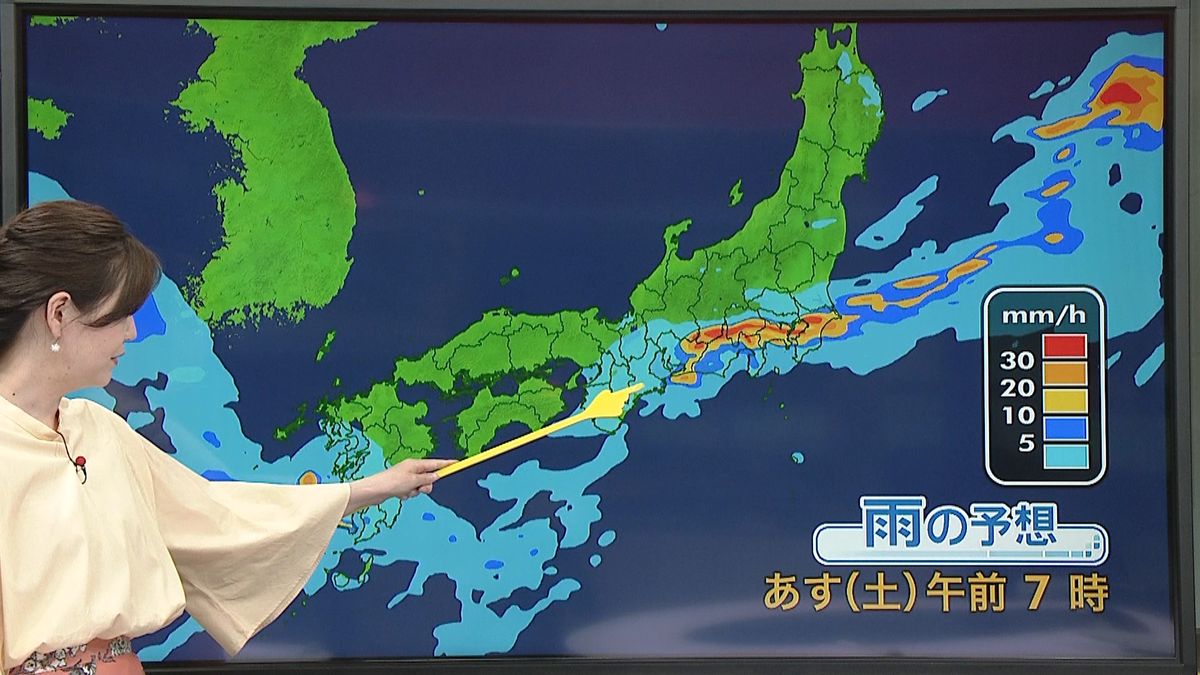 【天気】西日本は広く雨　九州で激しい雨も