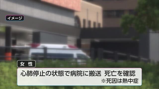 熱中症で高齢女性が死亡　宮崎県内で今年初めての死者