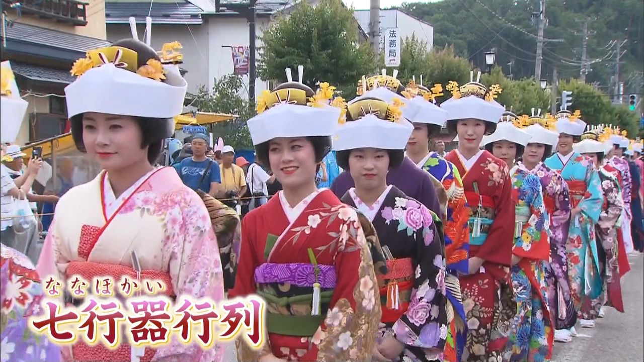 裃姿と花嫁姿で無病息災を　会津田島祇園祭