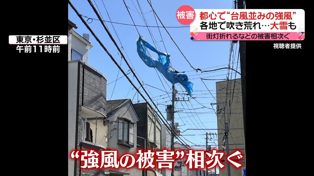 各地で強風吹き荒れる　追い風か向かい風か…あなたが体験した“予期せぬ強風”は？