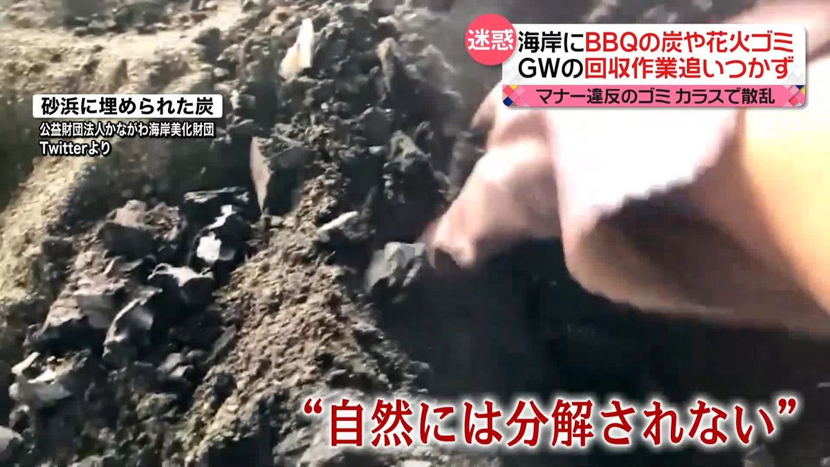 GW行楽地で“マナー違反”深刻化…清掃追いつかず　琵琶湖で対策「駐車場有料化」