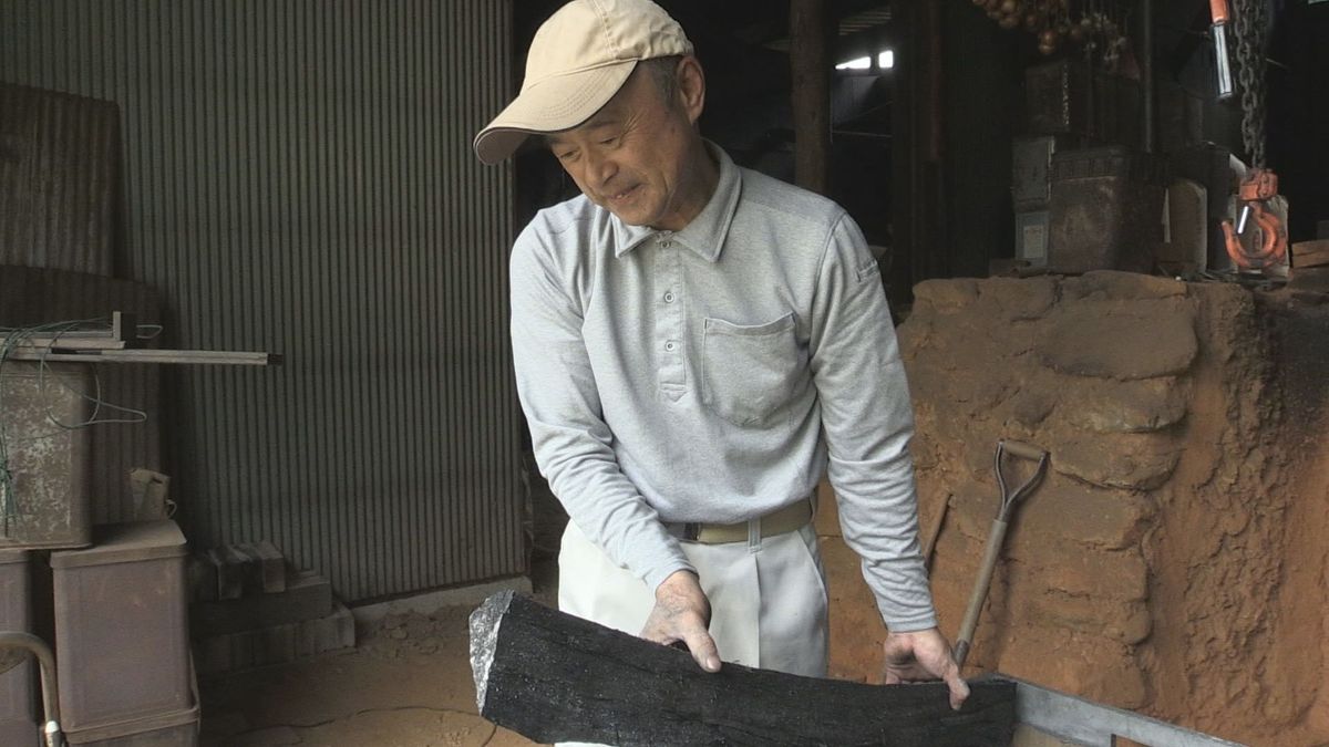 「選定保存技術」保持者におおい町の製炭師・木戸口武夫さん　4種の"研炭"を国内で唯一製造
