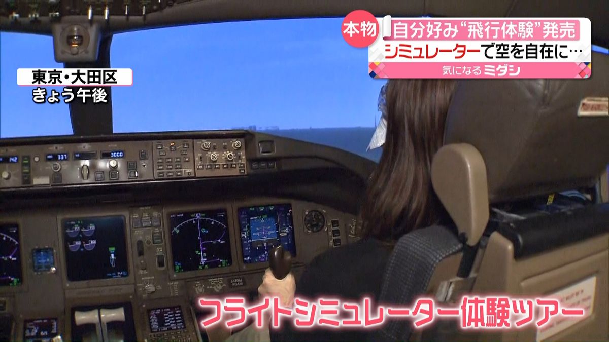ルート自由に選べる…“飛行体験”ツアー「36万円」で販売　