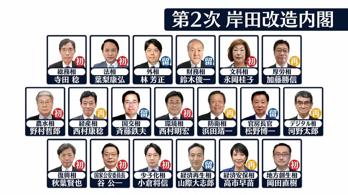 第2次岸田改造内閣きょう発足へ　総理の狙いは？