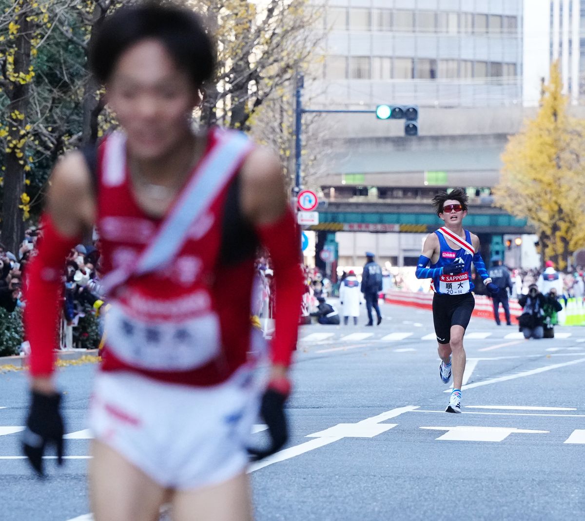 箱根駅伝のシード権まであとわずかだった順天堂大学(写真：日刊スポーツ/アフロ)