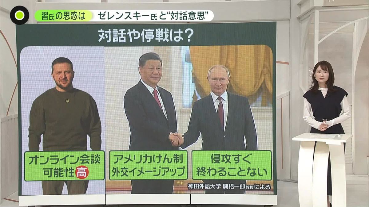 習主席の思惑は？――ゼレンスキー氏と「対話意思」 米けん制とイメージアップが狙い…専門家「実現しても侵攻はすぐ終わらず」