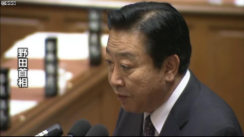 野田首相　小沢元代表の証人喚問に慎重姿勢