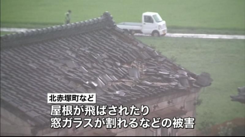 栃木南部で突風相次ぐ　屋根など飛ばされる