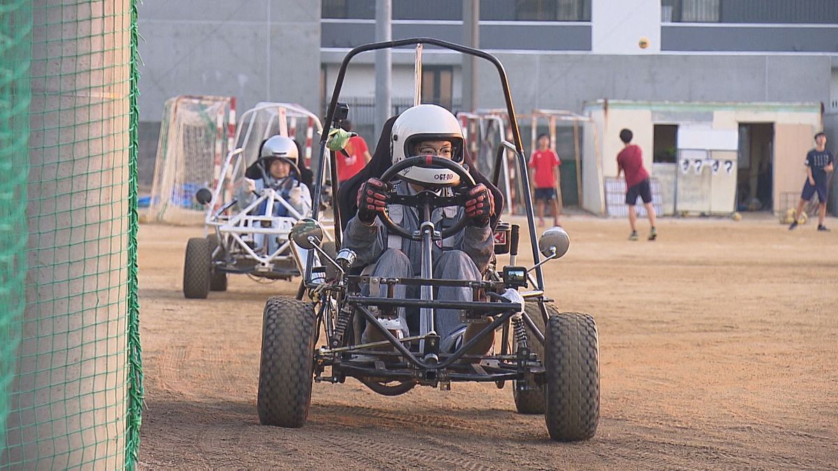 高校生が“自作のバギーカー”で疾走！全国制覇を狙う松山工業高「自動車部」