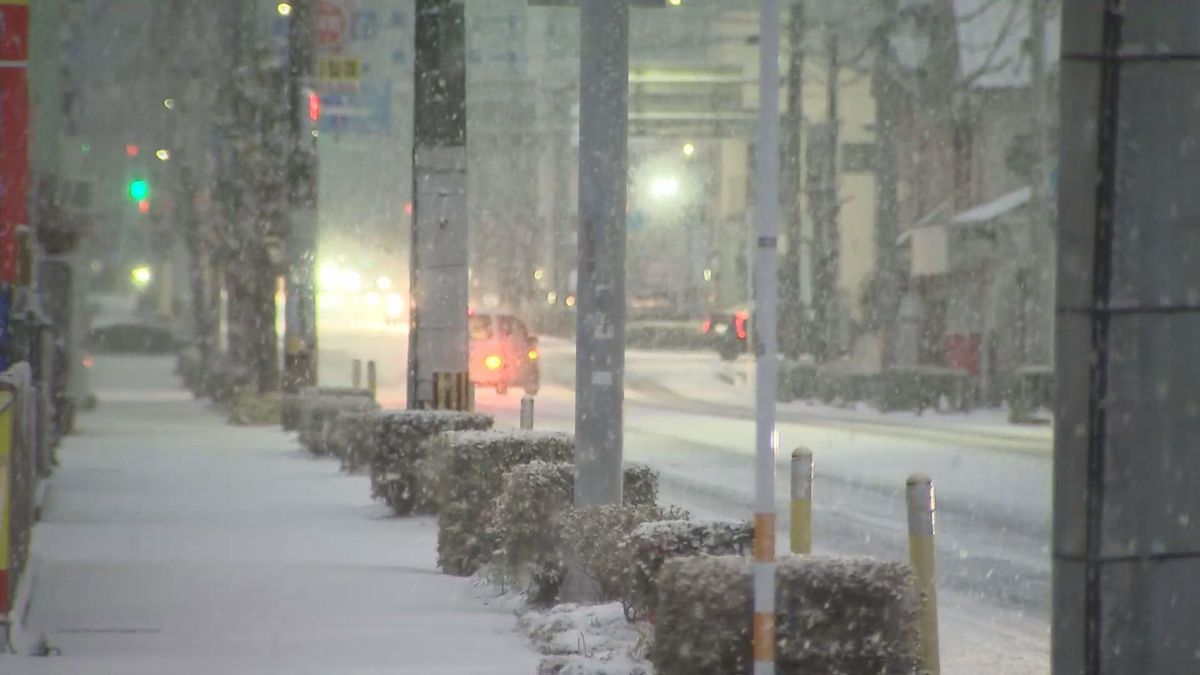 雪ピーク過ぎるも7日朝から再び大雪の恐れ　雪道を通学の生徒は「受験なので滑らないようにしている」大分