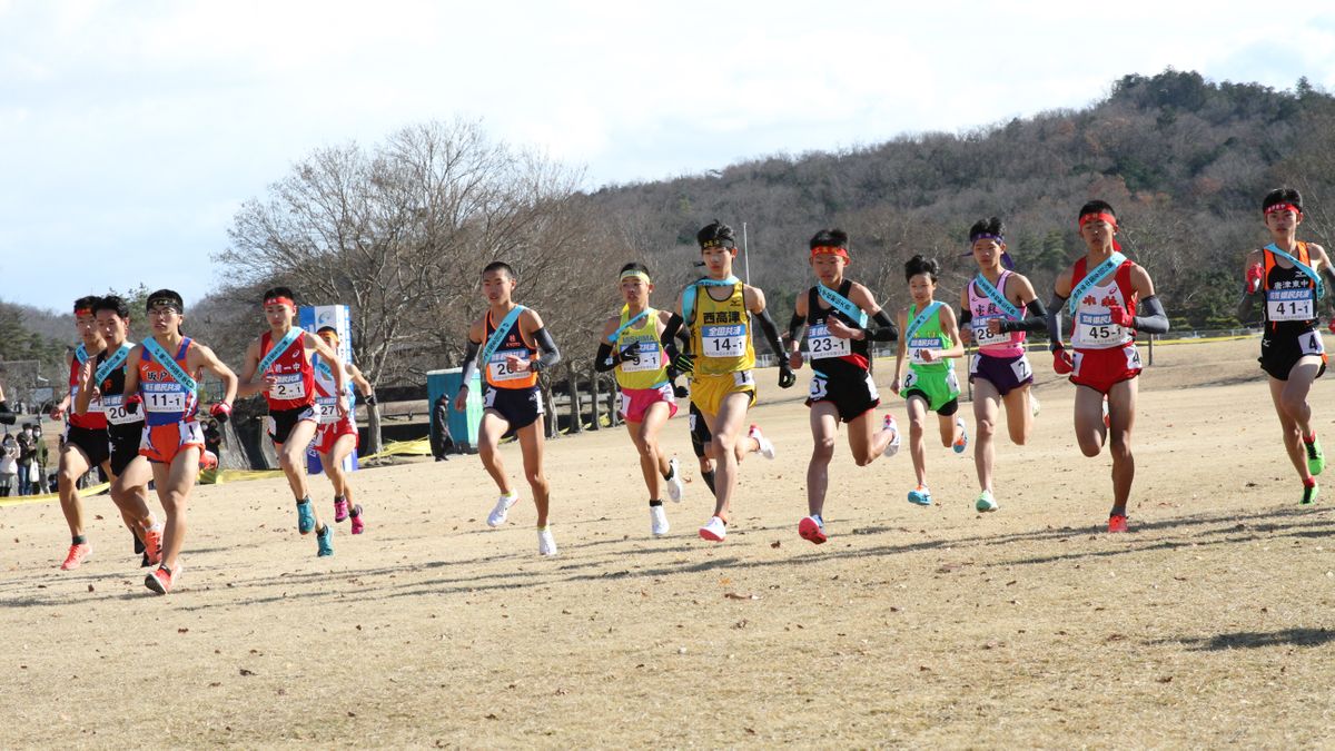 きょう号砲 全国中学校駅伝 男子3000m好タイムの選手たちは1区に多く集結