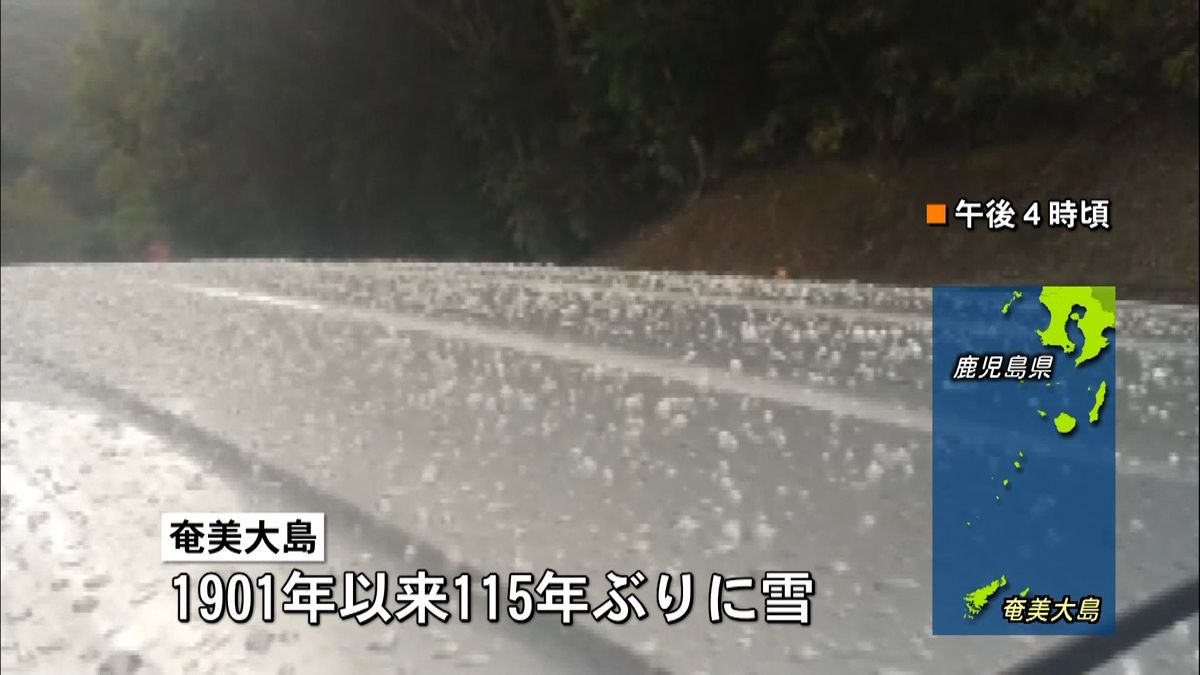 雪に不慣れな南国・鹿児島　交通機関マヒ