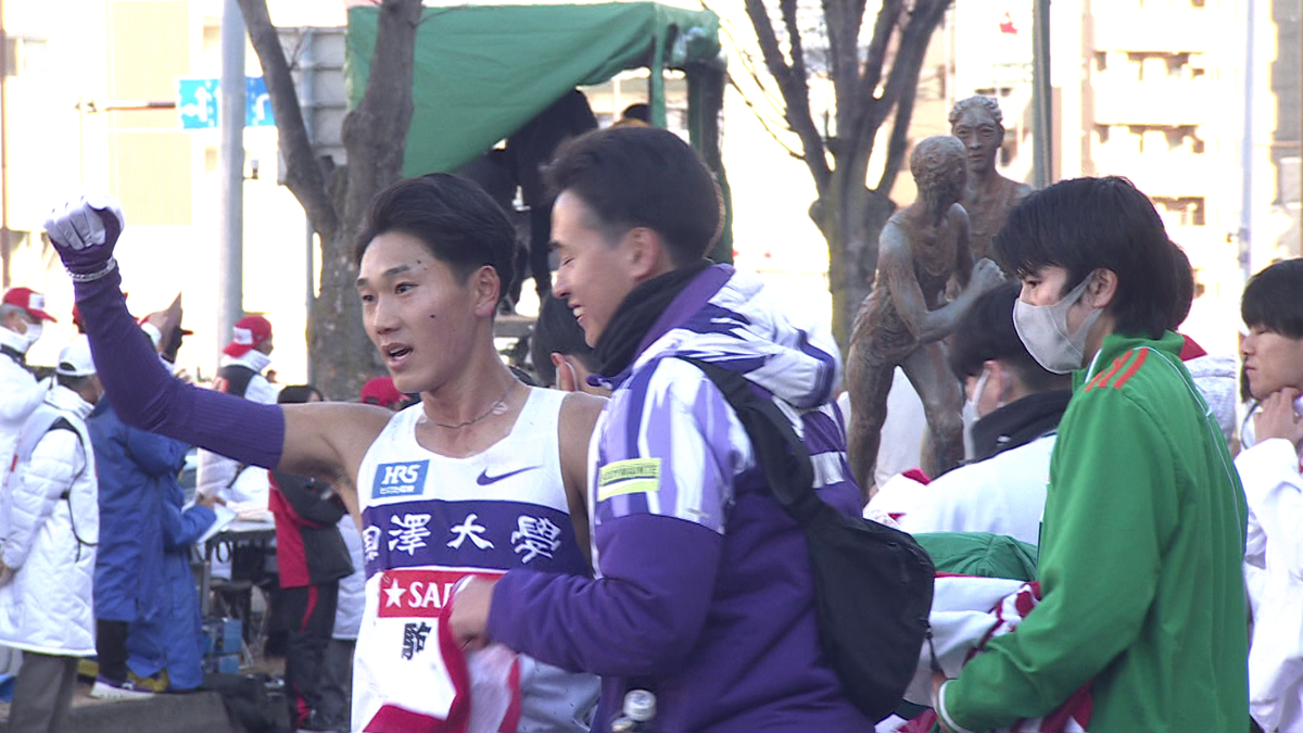 1区で区間賞を獲得した駒澤大学に篠原倖太朗選手