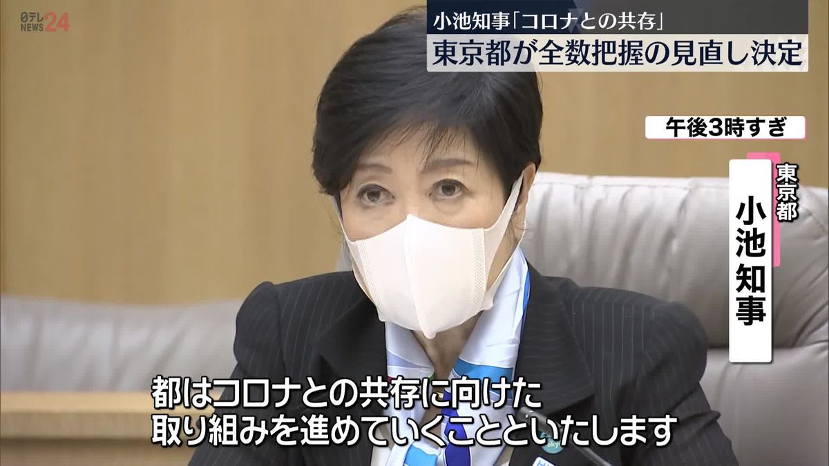 東京都、感染者の全数把握の見直し決定　小池知事「コロナとの共存に向けた取り組みを」