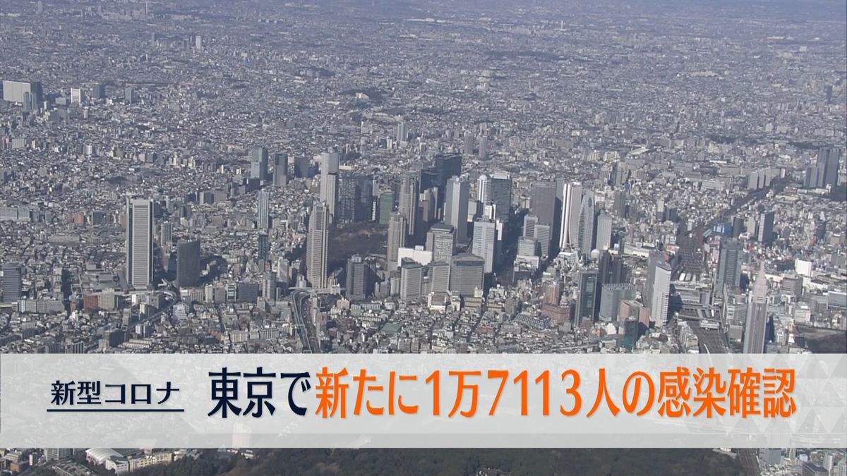 東京　新たに1万7113人の感染確認　火曜日の過去最多更新