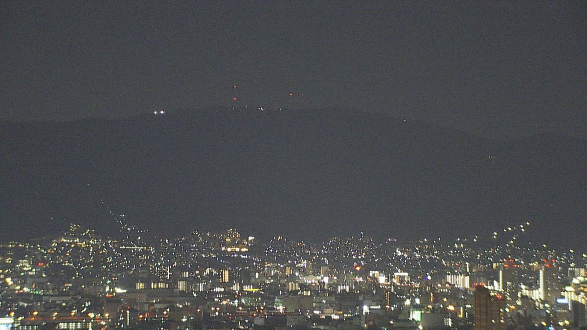 生駒山系（29日夜）