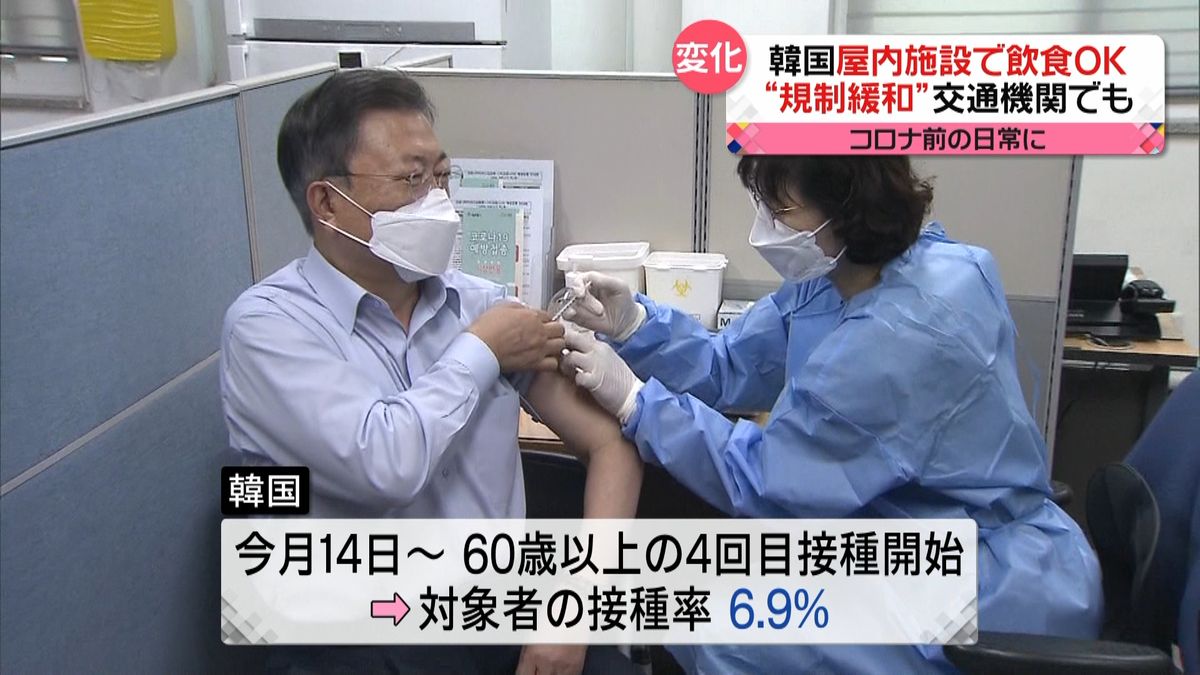 韓国・文在寅大統領が4回目ワクチン接種「もっと参加して」