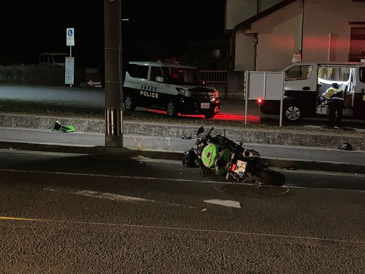 【続報】時津町でバイクにはねられ70代男性死亡 バイク運転の10代男性も意識不明の重体《長崎》