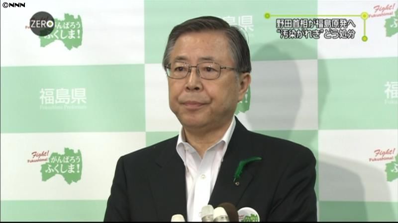 野田首相　福島県知事と会談