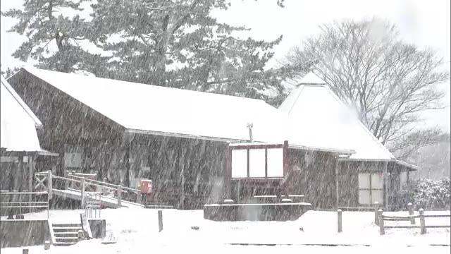 山間部で雪　西部と南部(一部）に大雪注意報　路面の凍結などに注意を　大分