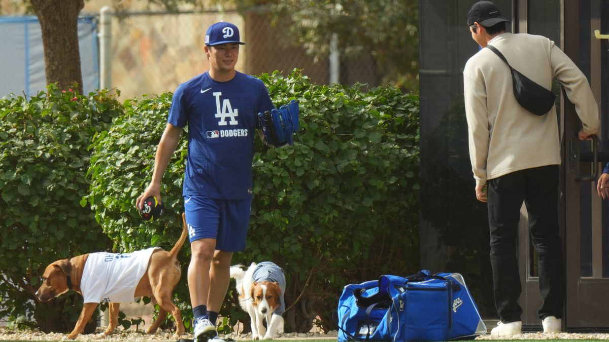 山本由伸「オスです」話題の愛犬の詳細明かす　大谷翔平のデコピンとは「徐々に仲良くして頂いております」