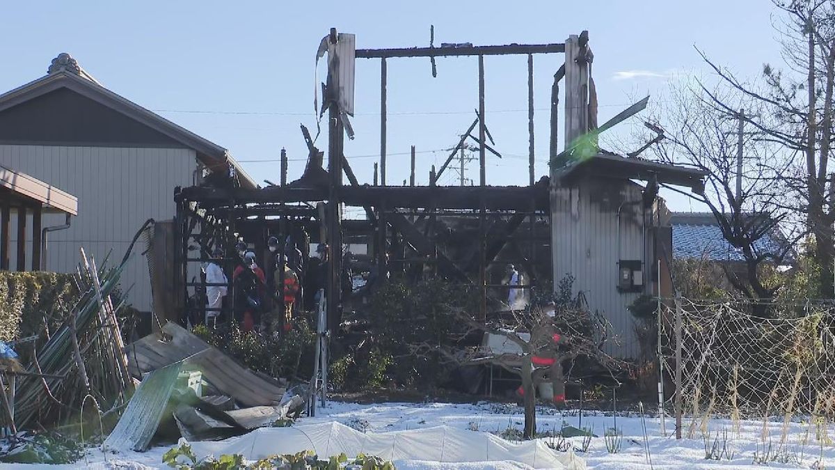 岐阜・羽島市と三重・尾鷲市　住宅火災相次ぐ　羽島市で１人の遺体　　