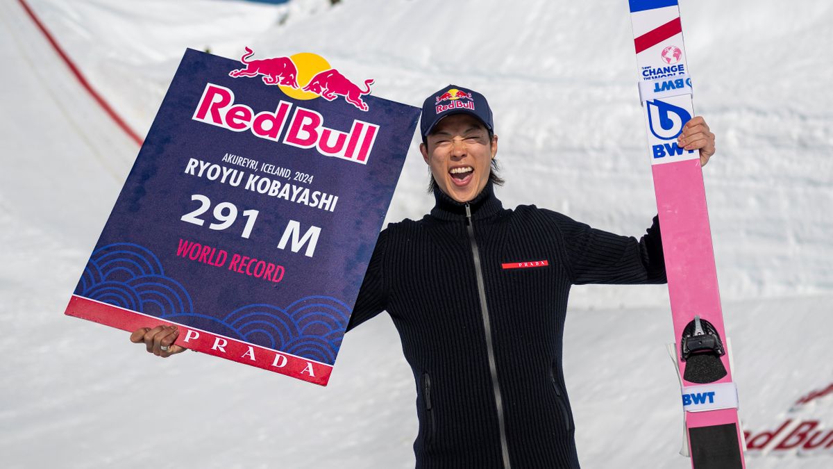 スキージャンプ小林陵侑が世界新記録達成　驚異の291mで過去記録を37.5m上回る