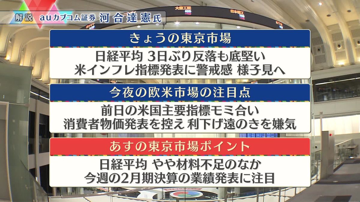 株価見通しは？　河合達憲氏が解説