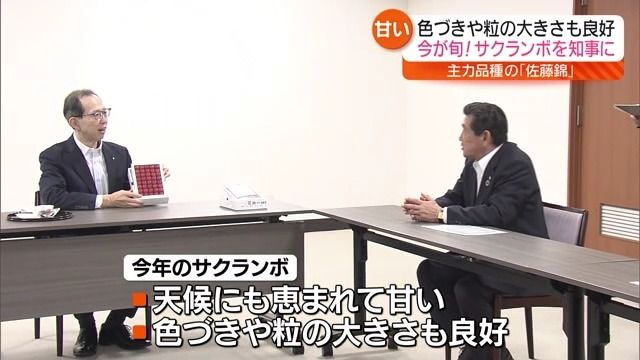 「甘い！ことしも甘いね」それはさくらんぼ…福島を代表するフルーツの1つ　さくらんぼが出荷の最盛期【福島県】