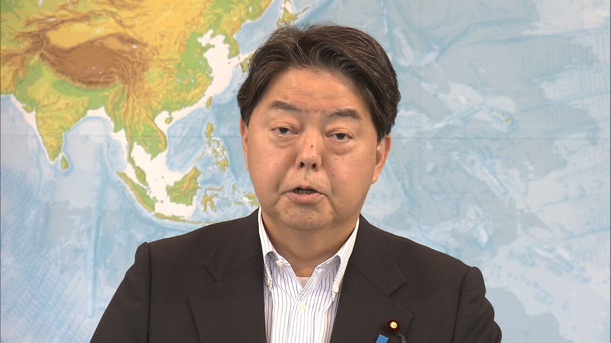 林外務大臣 キーウの日本大使館「再開に向け検討」