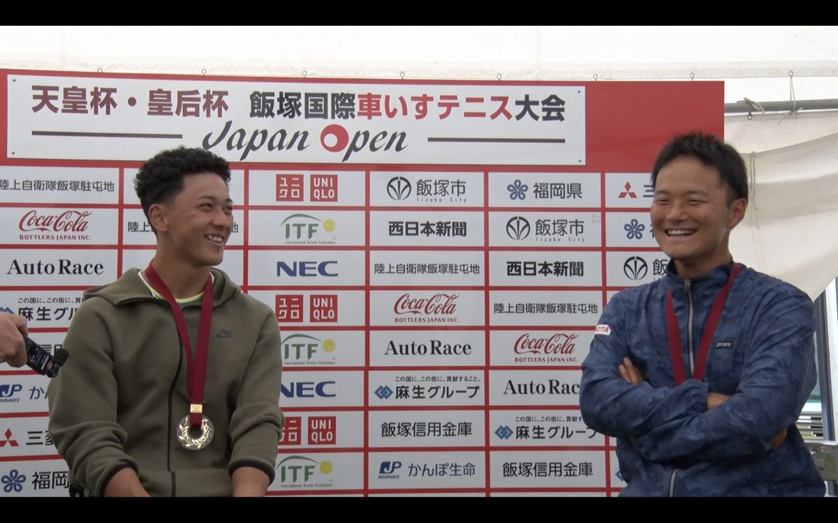 【車いすテニス】小田凱人＆三木拓也ペアがジャパンオープン連覇　小田「パリでの金メダルに近づいた」