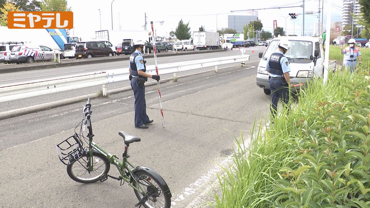 「トラックと自転車の事故がある」女性は会話ができない状態で搬送　六丁目交差点＜仙台市＞