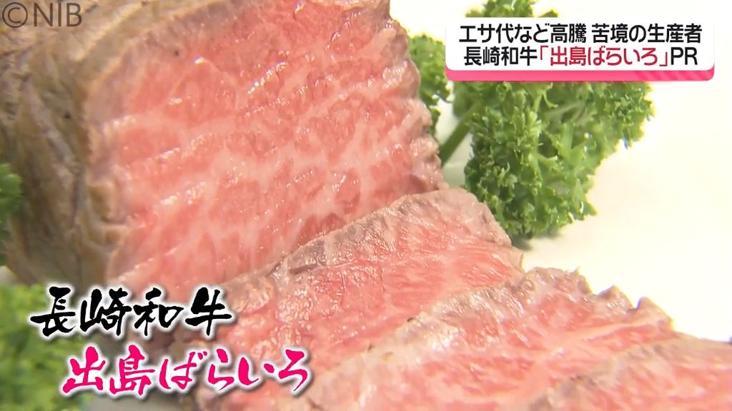 長崎和牛 出島ばらいろ「間違いなくおいしい！みんな食べて」エサ代高騰乗り切るため消費拡大目指す《長崎》